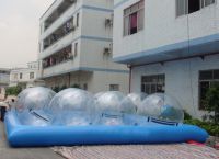 Sell inflatable rectangular pool for water ball, water roller, paddler