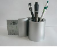 Sell Pencil holder with clock