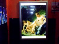 Sell collection oil painting with lightening frame