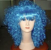 party wigs, synthetic wigs, football wigs.halloween wigs, fun wigs
