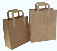 Sell paper bags with flat handles