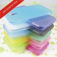 Hot & Cheap TPU case for Samsung9500 with Dustproof Plug