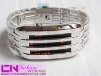 Sell led Light silvery led Watch