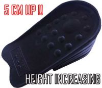 Height Increasing shoes insoles 5CM UP Black color