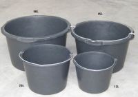 rubber bucket 12L , construction buckets 12L