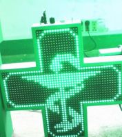 Led Pharmacy Cross Display 40x40cm for indoor with CE