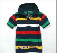 POLO Kids Boy's summer Short-sleeved T-Shirt Children Garment