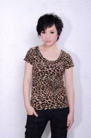 Sell leopard bamboo t-shirts