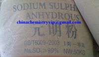 Sell Disodium sulphate; sodium sulphate anhydrous; sulfuric acid,