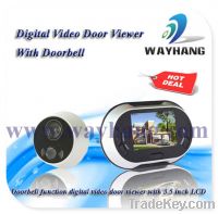 Sell 3.5 inch LCD Doorbell function digital video door viewer