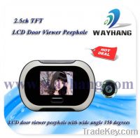 Sell 2.5ch TFT LCD door viewer peephole with wide angle 150 degrees