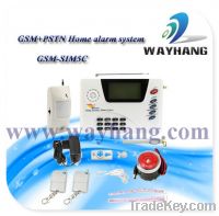 Sell LCD GSM &PSTN Dual Network Home Security System House Alarm w/ SI