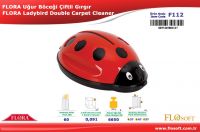 FLORA LADYBIRD DOUBLE CARPET SWEEPER