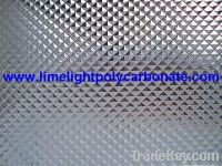 Prismatic polycarbonate, Embossed polycarbonate, polycarbonate sheet