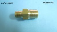 1/2\"brass hex reducing nipple