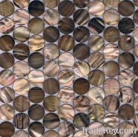 Sell Freshwater shell mosaic bronze color