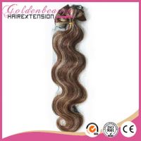 wholesale virgin brazilian clip in hair extensions