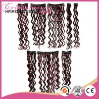 Cheap wholesales 100% human hair clip in hair extensions