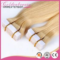 double drawn blue tape hair extensions wholesale