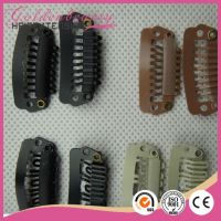 3.8 cm Stainless steel wig clips/ hair extension clips/Hair extension clips with rubber