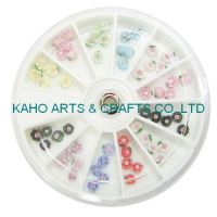 Sell Nail Ceramic Flower/art nail sticker/