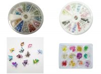 Sell Ceramic Animal/Real Flower/art nail sticker/nail art decoration