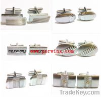 Sell cheap metal cufflink with brush