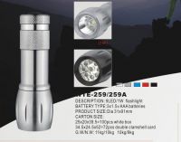 Sell led flashlight .aluminium flashlight . led aluminium flashlight