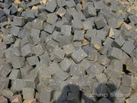 Sell Basalt cubes ; basalt cobble stone