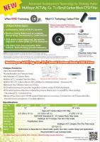 Multilayer Nano ACT(Ag. Cu. Ti.) Scroll anti-bacteria Carbon Block CTO Filter