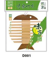 Sell Bamboo 'Fish Bone' coaster