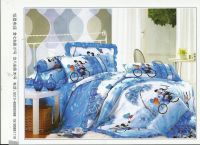 100% cotton 4pieces bedding sets with big flower, 