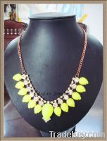Sell  green acrylic necklace