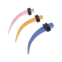 whoesale UV acrylic Ear Plug Claw Design - 0 Gauge
