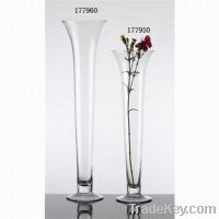 Sell Clear Trumpet Glass Flower Vases (177960)