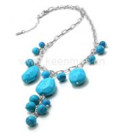 Sell 925 sterling silver necklace, turquoise, classy, fashion jewelry
