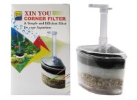 aquarium accessory, corner filter, bio-filter