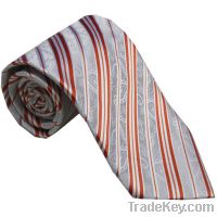 Sell 100% polyester microfibra woven necktie