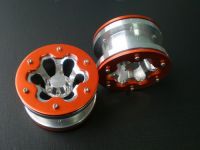 Sell 1:10 shinny 2.2 inch currency aluminium wheel hub