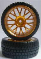Sell rc model car accessories Aluminum Y type Wheels 1 pair-0-9degree