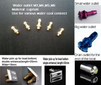 Sell water outlet or inlet for the rc model boat cooling