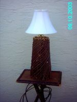 Artist friendly lamps. Twig lamps, Willow Lamps.