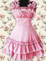 pink lolita dress with low price