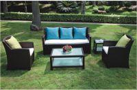 Outdoor Furniture-PE rattan sofa Hotsale