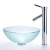 Selling 800 vessel sinks + Faucets! Brand New! (Frosted or Clear)