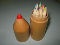Sell 3.5"nartural color pencil with wooden tube