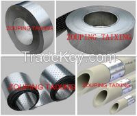 pp lacquer  aluminium foil for ppr stable pipe