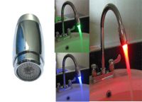 Sell three color change led faucet light