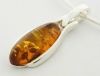 AMBER AND SILVER PENDANT