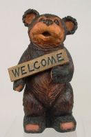 PU Bear Welcome Sign Sculpture